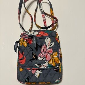 Vera Bradley Gray Floral Crossbody Bag